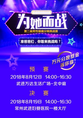 分娩挑战海报