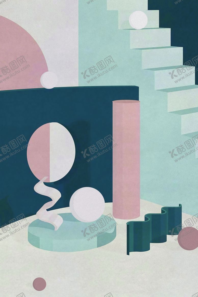 编号：35762107032201129342【酷图网】源文件下载-北欧风简约抽象艺术装饰画