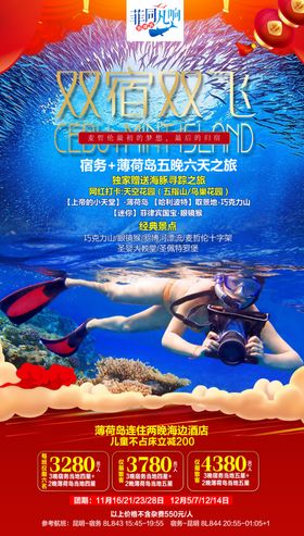 四王岛旅游宣传海报