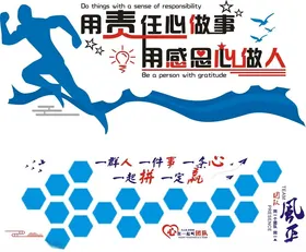企业文化墙员工风采标语口号