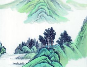 水墨画丹青画山水画