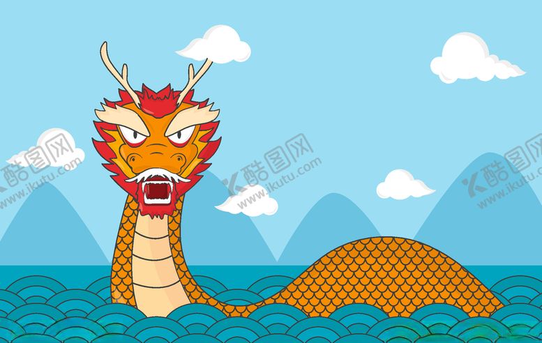 编号：25884610240944051867【酷图网】源文件下载-矢量端午龙舟