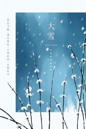 大雪广告