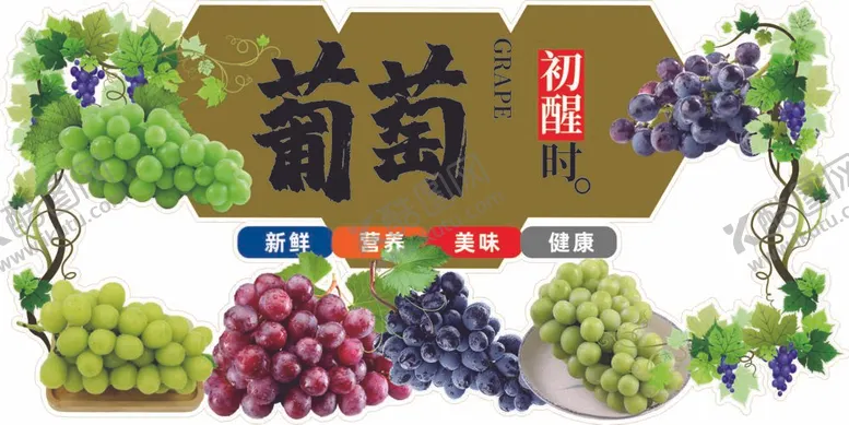 编号：43102712041645335700【酷图网】源文件下载-葡萄吊牌