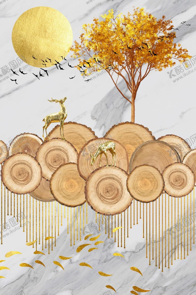 编号：28958510020024541327【酷图网】源文件下载-轻奢装饰画