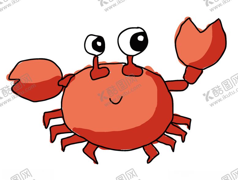 编号：10926310061105351501【酷图网】源文件下载-卡通螃蟹