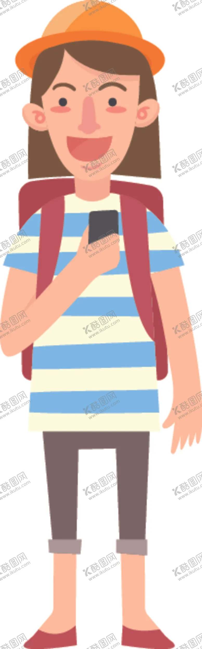 编号：56236804190302344319【酷图网】源文件下载-旅客游客