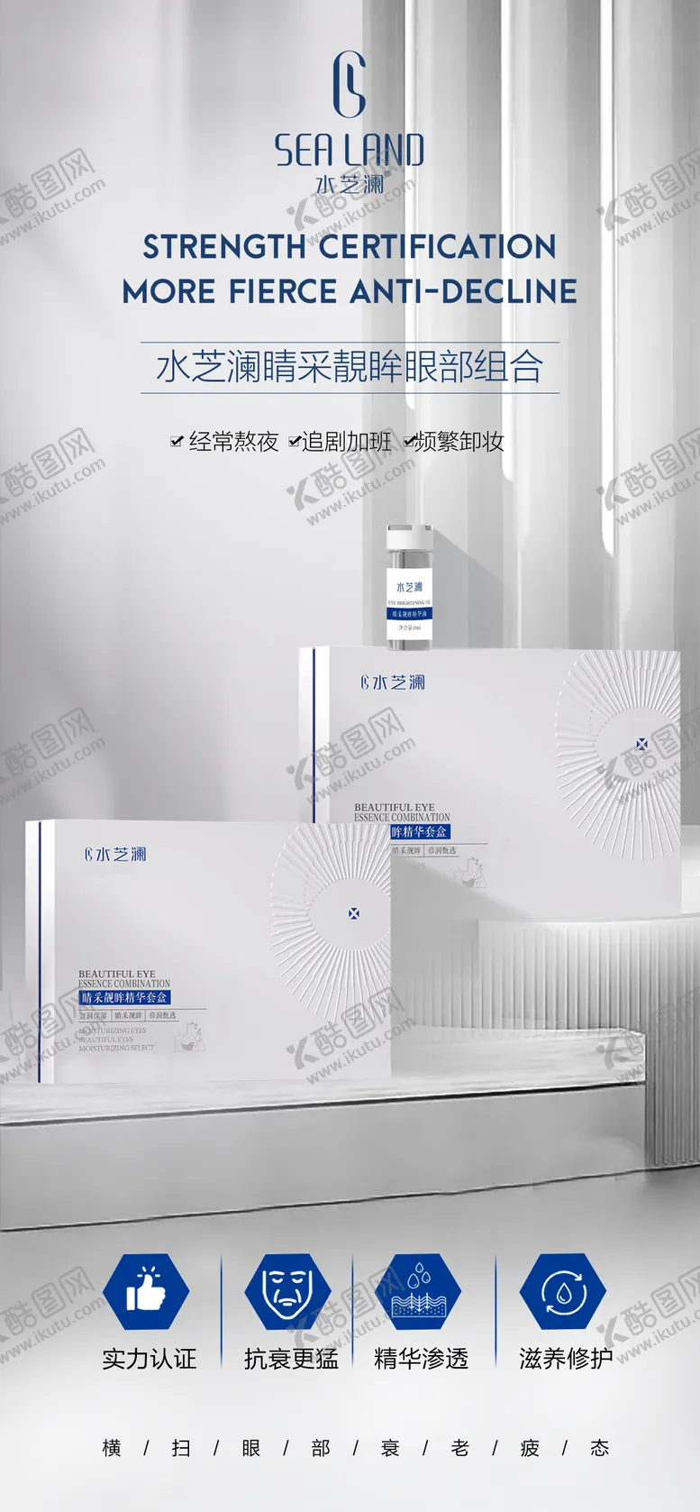 编号：90229812010025001894【酷图网】源文件下载-眼部产品修护移动端海报