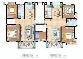 编号：41309609230529127342【酷图网】源文件下载-户型图