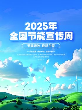 2025全国节能宣传周海报
