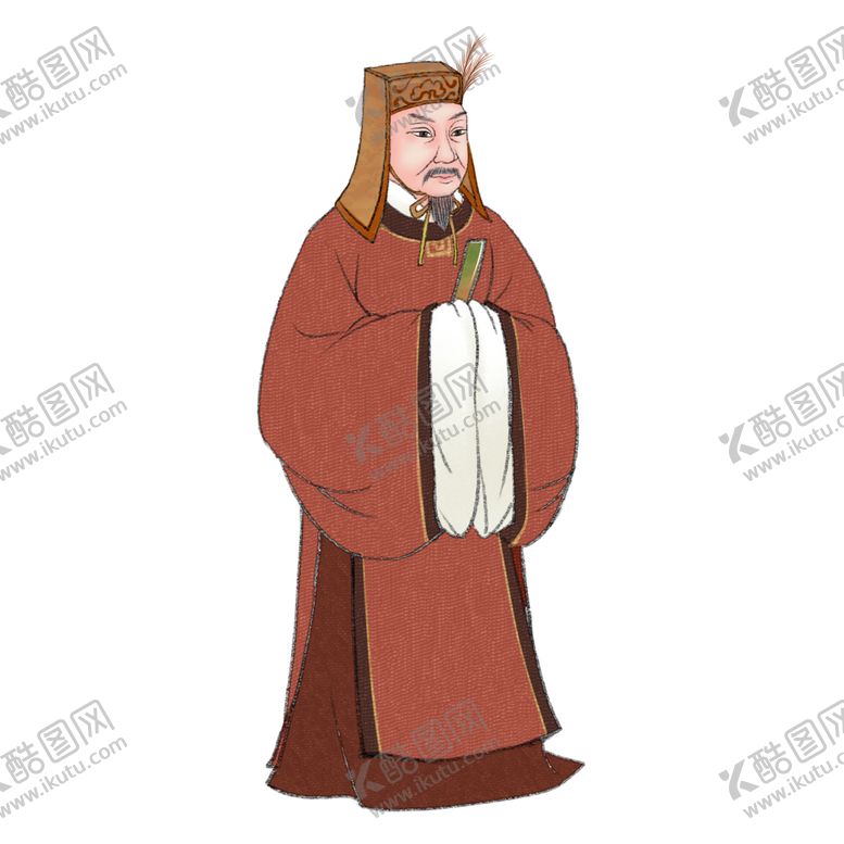 编号：41868410211536178213【酷图网】源文件下载-国学人物插画