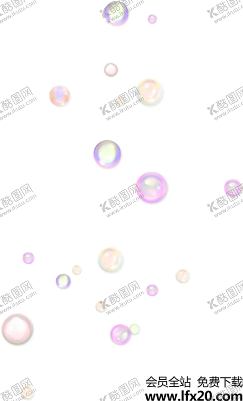 编号：63967807010042599601【酷图网】源文件下载-彩色透明肥皂泡气泡水泡泡泡元素