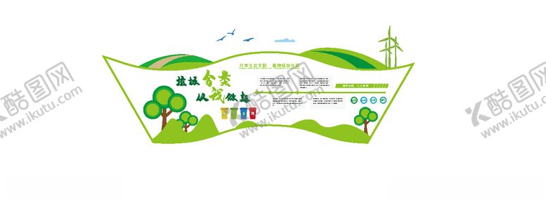 编号：87995509241309348834【酷图网】源文件下载-垃圾类文化墙