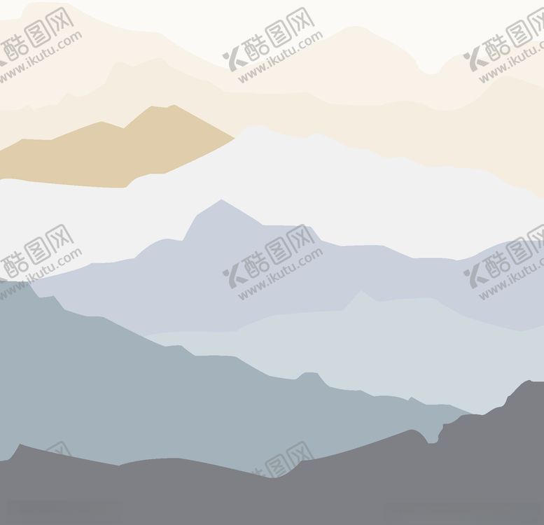 编号：31625405171656431981【酷图网】源文件下载-北欧风格山峰