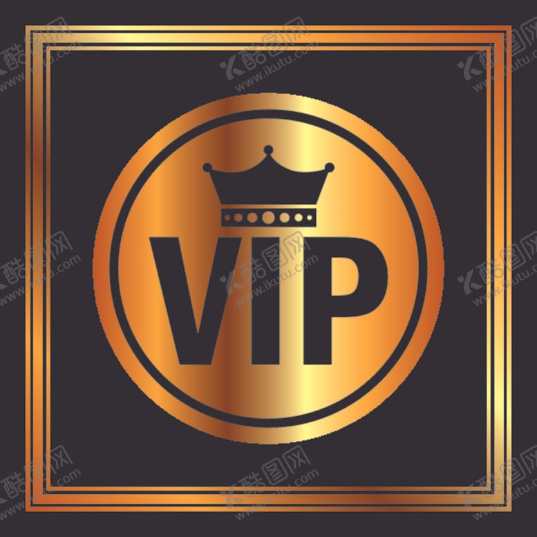 编号：82561010061243371978【酷图网】源文件下载-金色VIP标签