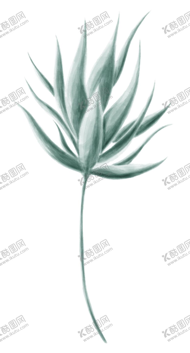 编号：10984109201249078777【酷图网】源文件下载-清新手绘植物