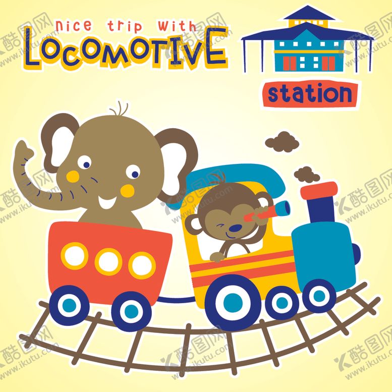 编号：64880609112132009919【酷图网】源文件下载-卡通动物