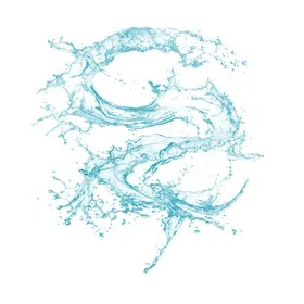 透明水素材滴波浪公益