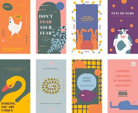 多彩创意卡片设计集合