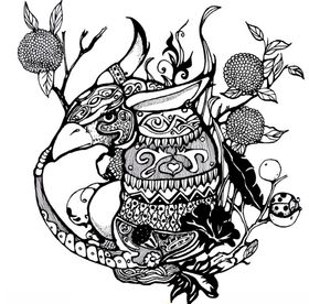 山海经犰狳矢量素材