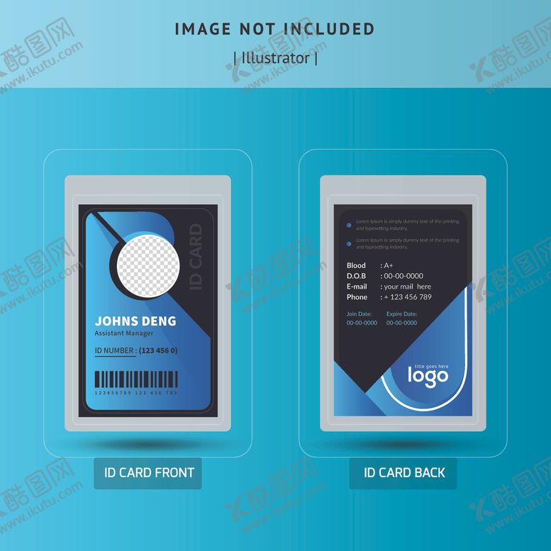 编号：18839210121214479403【酷图网】源文件下载-胸卡工作证