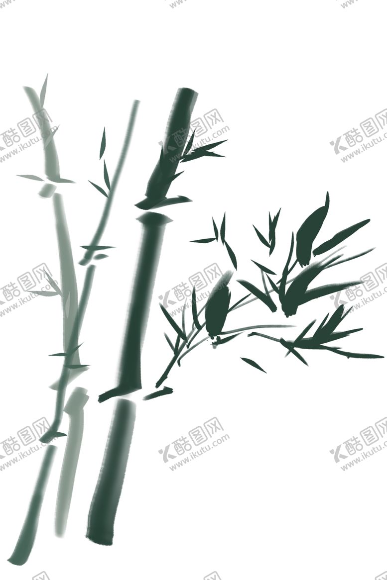 编号：89812210282115566758【酷图网】源文件下载-水墨竹子