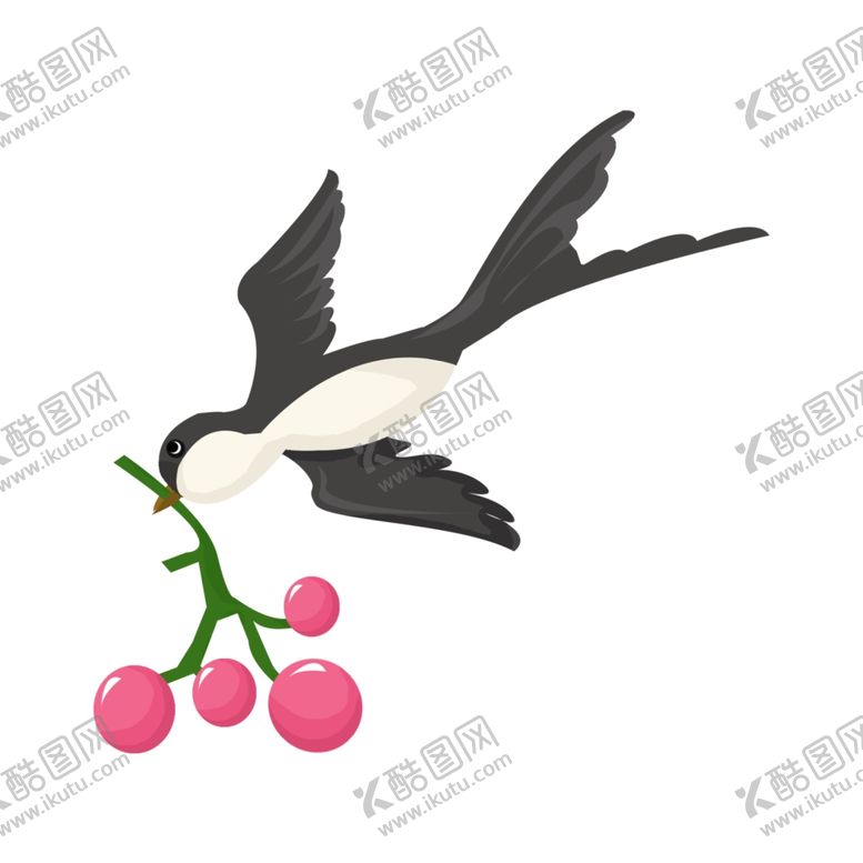 编号：21679007061930398620【酷图网】源文件下载-燕子插画