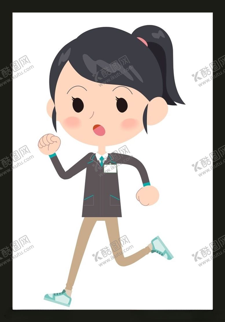 编号：96753101310801167839【酷图网】源文件下载-手绘卡通女孩