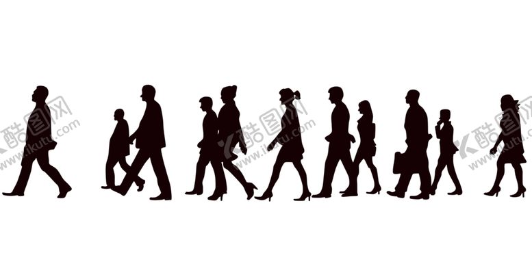 编号：44095709220510509750【酷图网】源文件下载-商务人物剪影