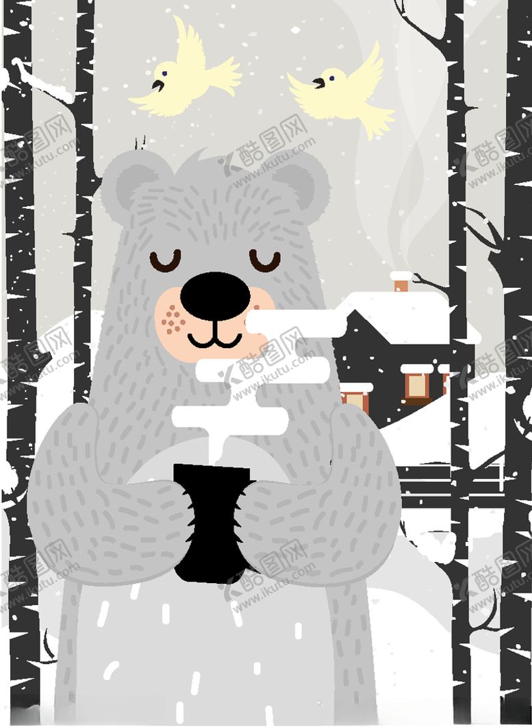 编号：90628410300238186500【酷图网】源文件下载-矢量熊