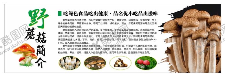 编号：73309001191239083611【酷图网】源文件下载-野生蘑菇简介