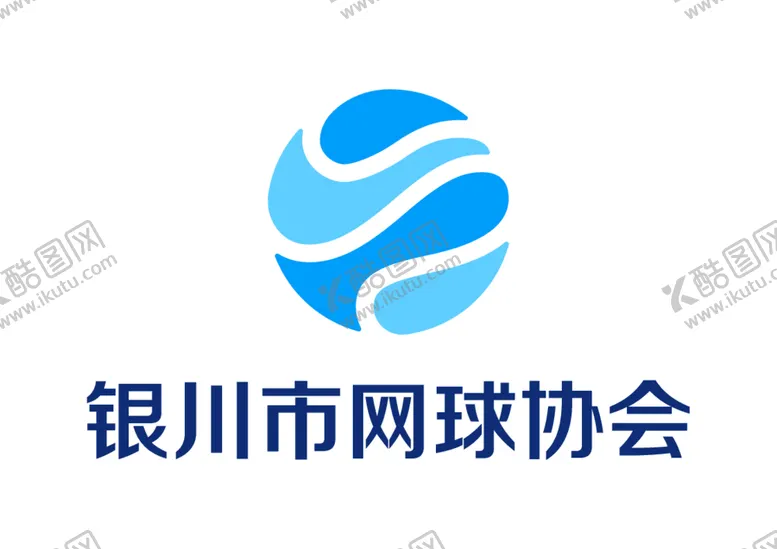 编号：12932112100707435904【酷图网】源文件下载-银川市网球协会LOGO标志