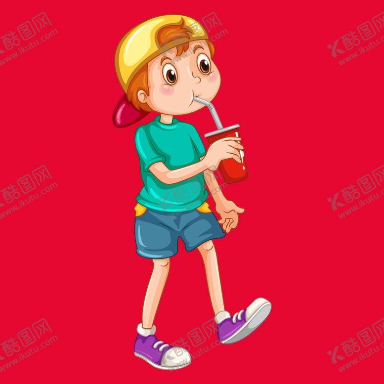 编号：45835502191520583712【酷图网】源文件下载-手绘儿童男孩