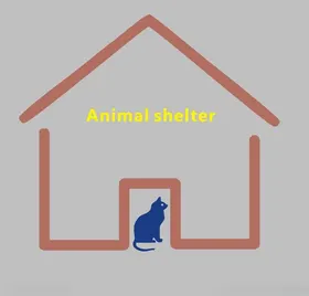 宠物店猫logo标志企业