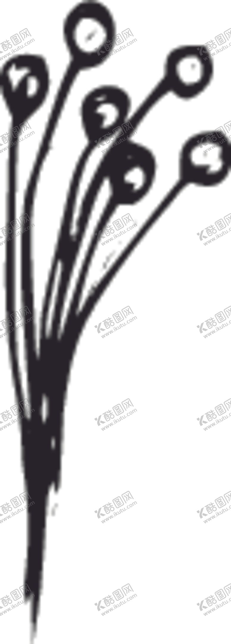 编号：75783510210452024920【酷图网】源文件下载-手绘花卉元素