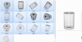 3d几何三角框三维素材图片