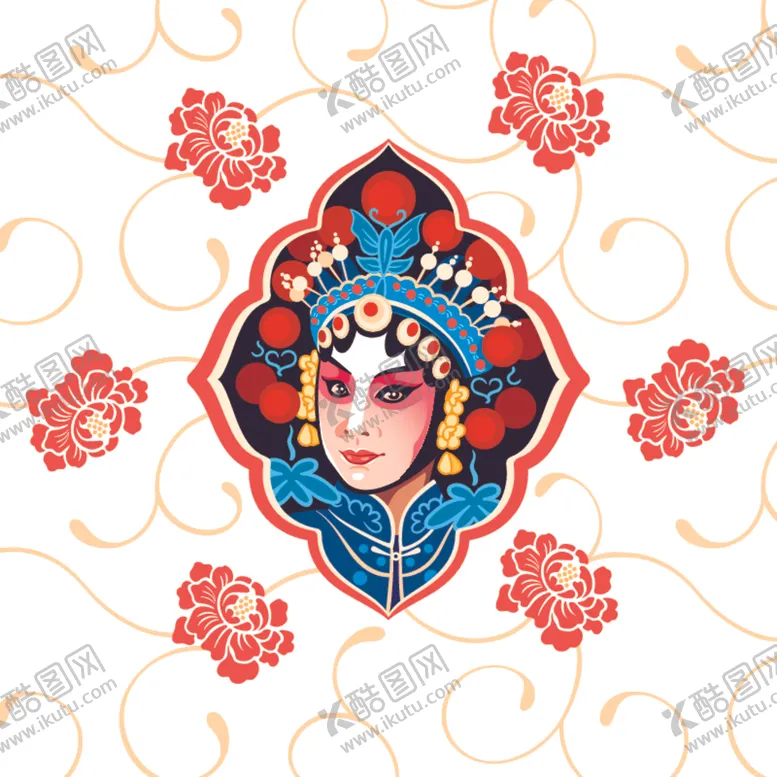 编号：39113906191428276599【酷图网】源文件下载-京剧女孩
