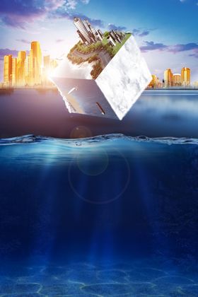 地产活动宣传海报背景素材
