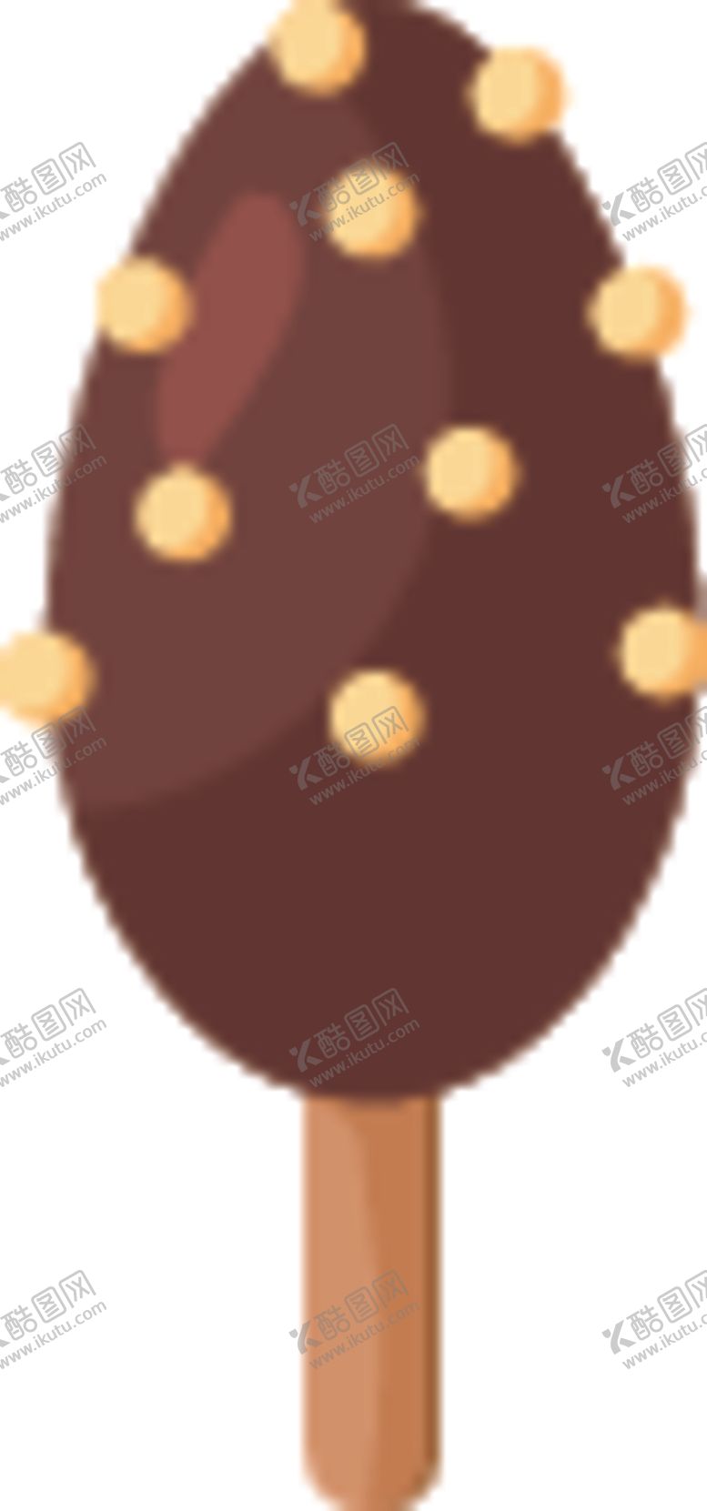编号：49318211010622192369【酷图网】源文件下载-巧克力雪糕