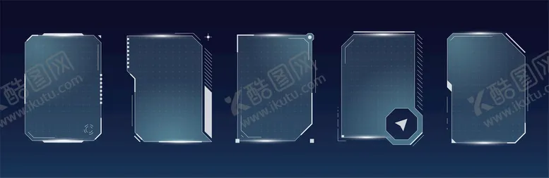 编号：78561209211714003489【酷图网】源文件下载-科技感边框