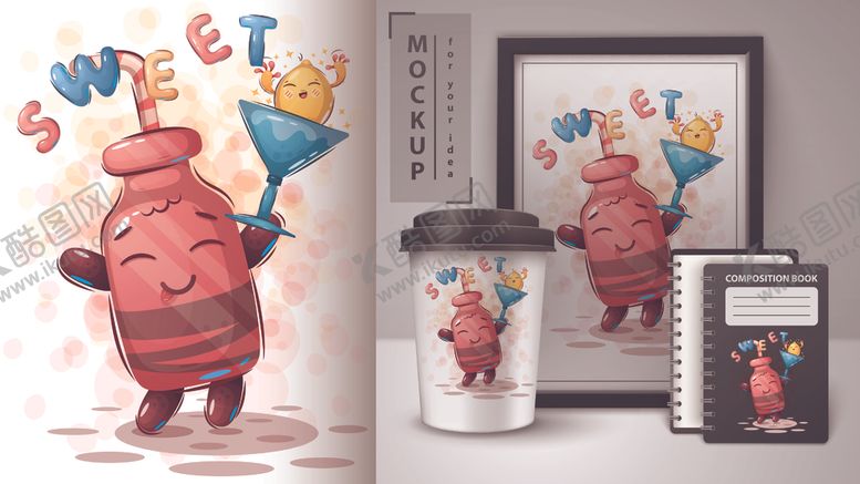 编号：94988610300123154106【酷图网】源文件下载-可爱卡通印花