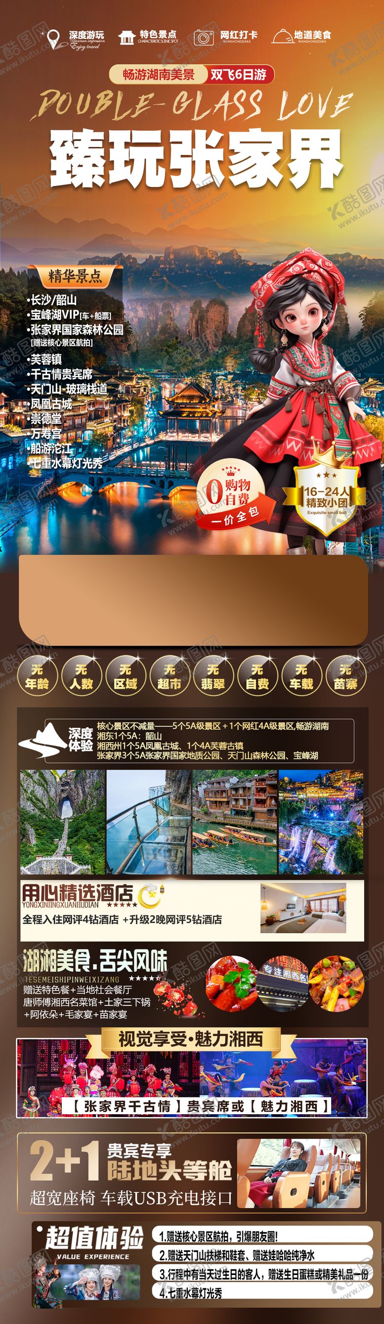 编号：20380603011710089139【酷图网】源文件下载-张家界旅游海报