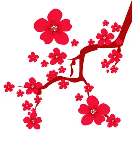 梅花桃花PNG