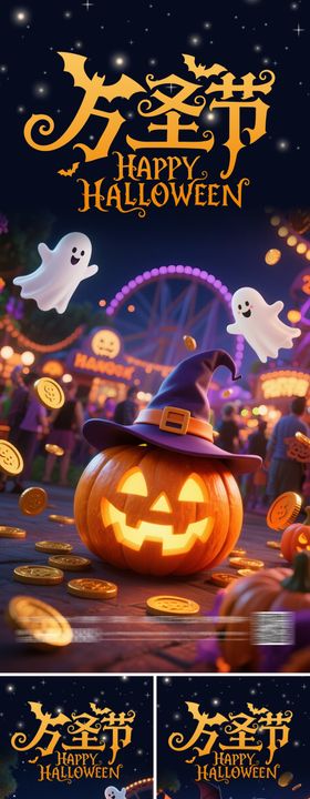 万圣节海报系列