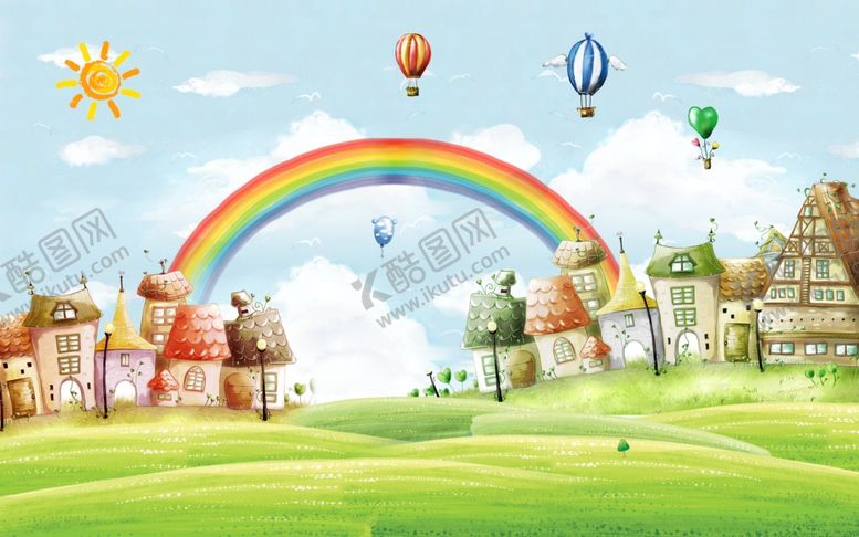 编号：94164909190012528070【酷图网】源文件下载-卡通背景墙