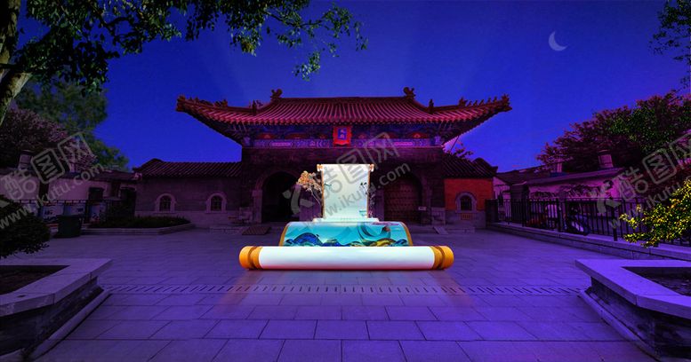 编号：71666205030402304956【酷图网】源文件下载-卷轴美陈