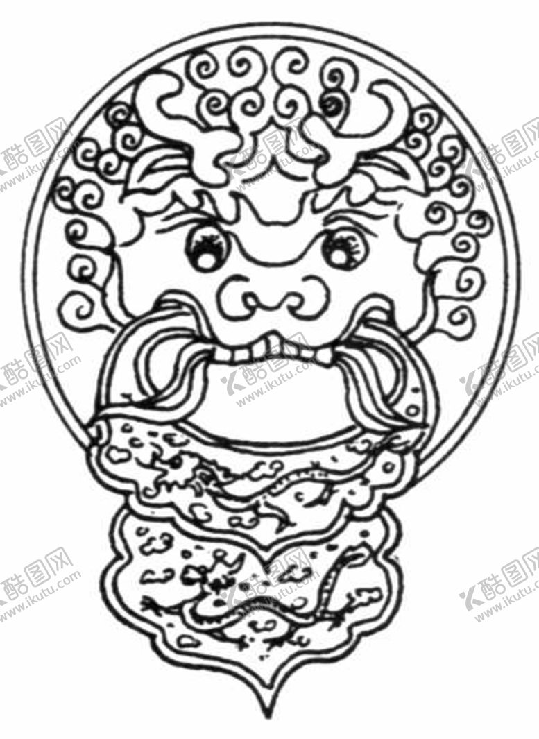 编号：12132607082328484226【酷图网】源文件下载-中式花边图案
