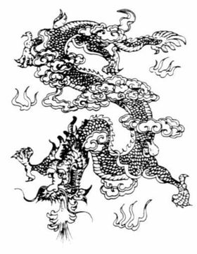 中式花边图案