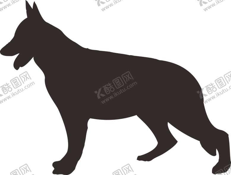 编号：63014707122059368733【酷图网】源文件下载-狗剪影
