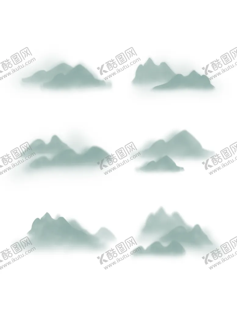 编号：98130806181622286944【酷图网】源文件下载-水墨素材毛笔画素材墨迹素材